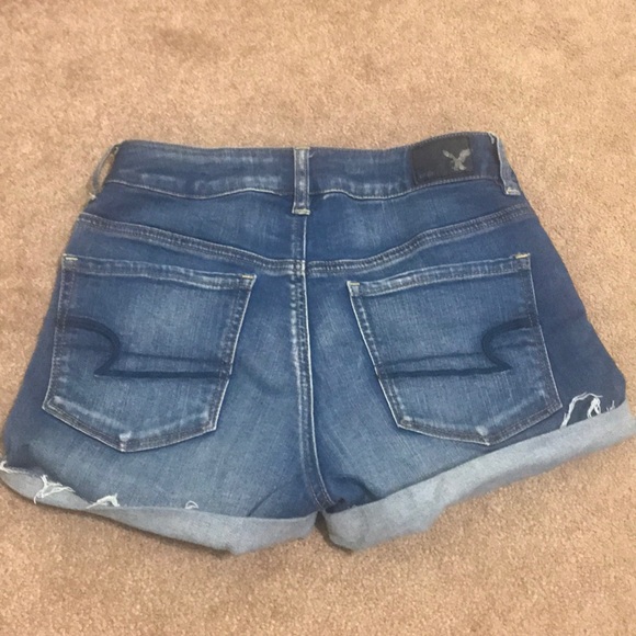 Medium Wash Jean Shorts - Picture 2 of 3